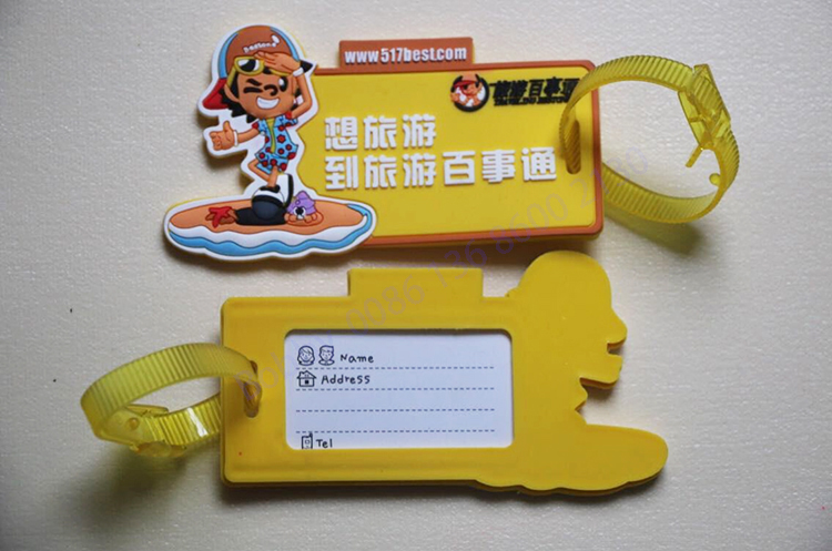 pvc luggage tag